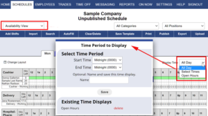 Availability Coverage Work Availability / Coverage Daily View – WhenToWork Manager Help