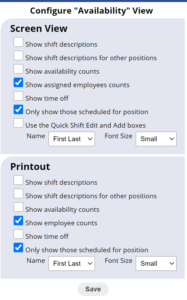 Availability Coverage Work Availability / Coverage Daily View – WhenToWork Manager Help